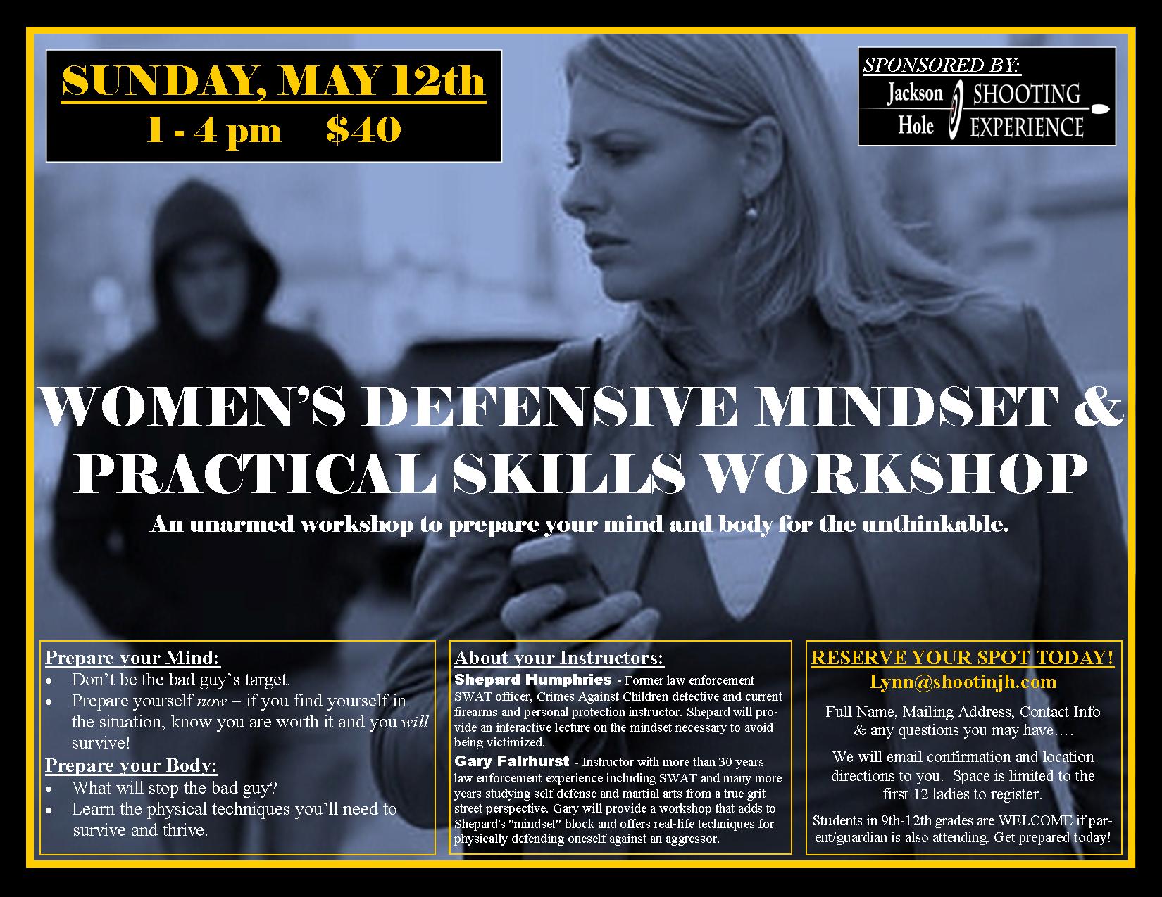 Women’s Self Defense Workshop | May 12, 2013 Jackson Hole, Wyoming | Jackson Hole ...